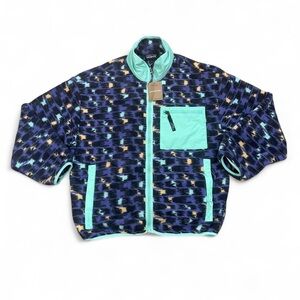 Patagonia NWT Women’s Perennial Purple Synchilla Fleece Jacket Size Large